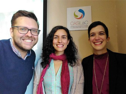 The Project DaRT team: Craig Neville, Laura Linares, and Estefanía Muñoz Gómez